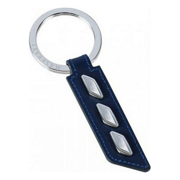 Keychain Maserati KMU4160113 Leather Blue - Premium  from Rapidvehicles - Just $53.09! Shop now at Rapidvehicles