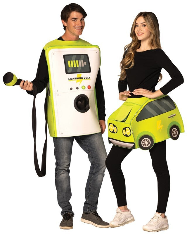 Rasta Imposta Electric Car and Charger Couple Halloween Costume - Premium Storage from Rasta Imposta - Just $64.43! Shop now at Rapidvehicles