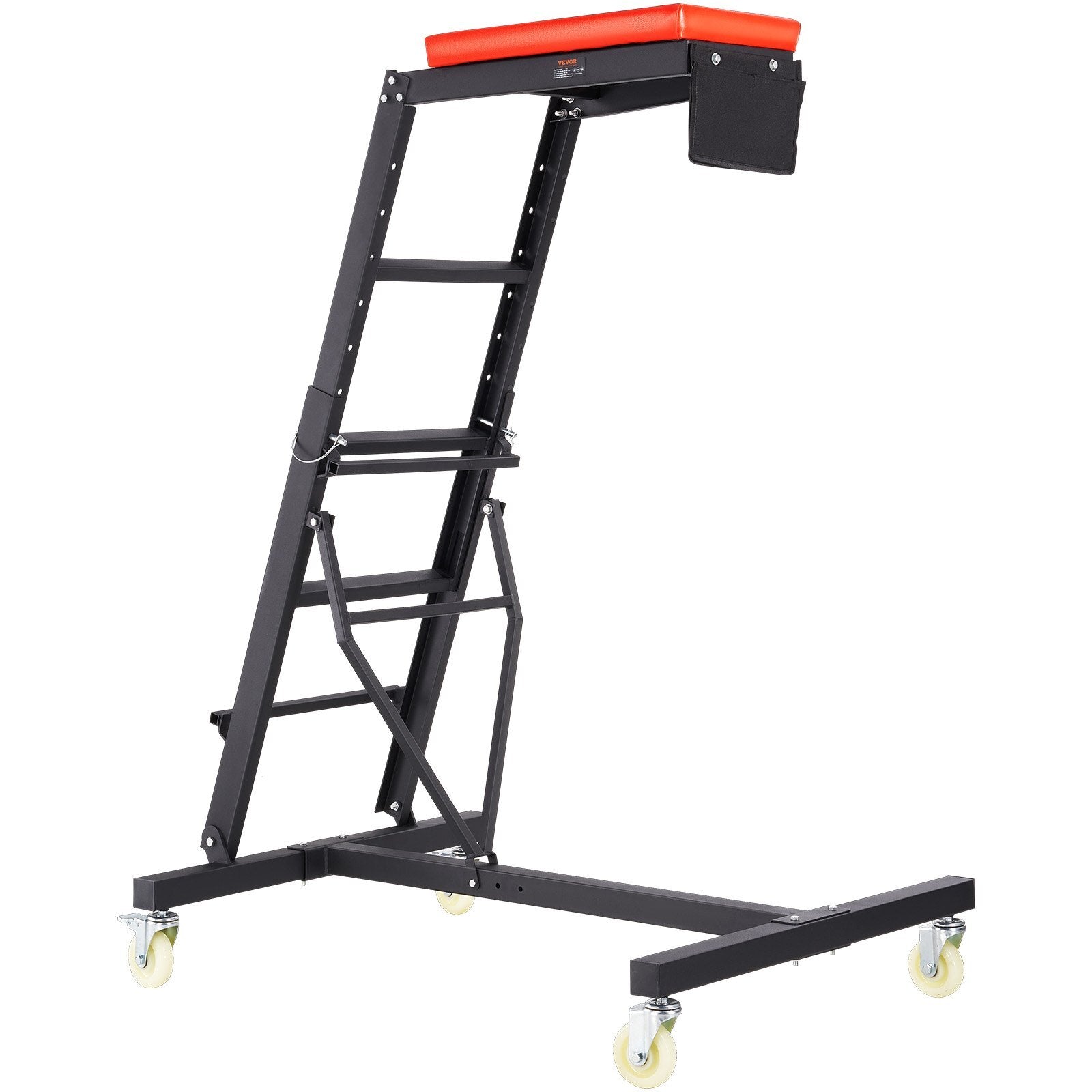 VEVOR Automotive Top Creeper, with Adjustable Height 49.6" to 75.6", 400 LBS Capacity High Creeper, 4 Swivel Caster Wheels, Heavy Duty Foldable Creeper for Auto Repair and Maintenance - Premium Creeper from VEVOR - Just $239.69! Shop now at Rapidvehicles