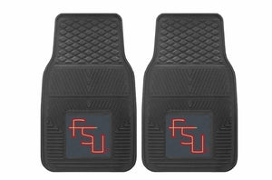 NCAA 2-PC VINYL CAR MAT SET - Premium Automotive from Lime Atalanta - Just $58.99! Shop now at Rapidvehicles