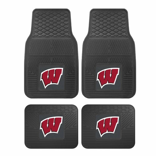 NCAA 2-PC VINYL CAR MAT SET - Premium Automotive from Lime Atalanta - Just $76.99! Shop now at Rapidvehicles