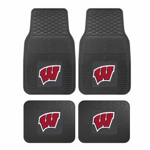 NCAA 2-PC VINYL CAR MAT SET - Premium Automotive from Lime Atalanta - Just $58.99! Shop now at Rapidvehicles