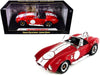 1965 Shelby Cobra 427 S/C Red with White Stripes with Printed Carroll Shelby's Signature on the Trunk 1/18 Diecast Model Car by Shelby Collectibles - Premium  from Rapidvehicles - Just $106.99! Shop now at Rapidvehicles