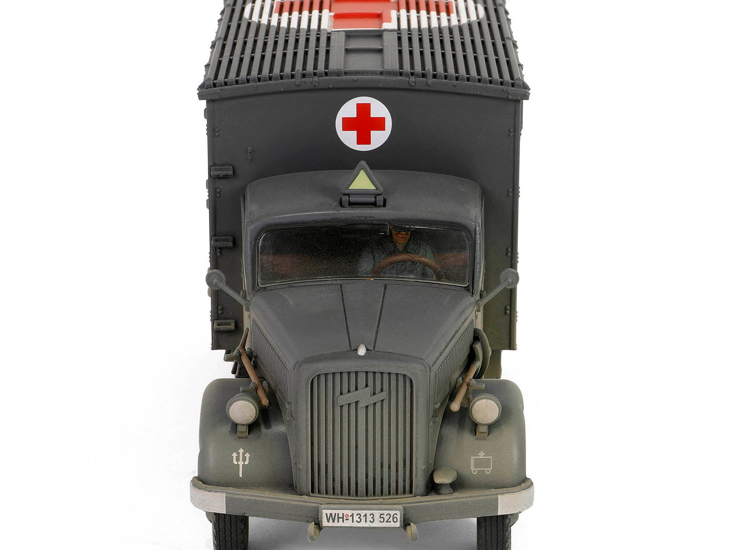 Opel-Blitz Kfz.305 Ambulance Gray (Weathered) "German Army" - Premium Military Models from Forces Of Valor - Just $136.79! Shop now at Rapidvehicles