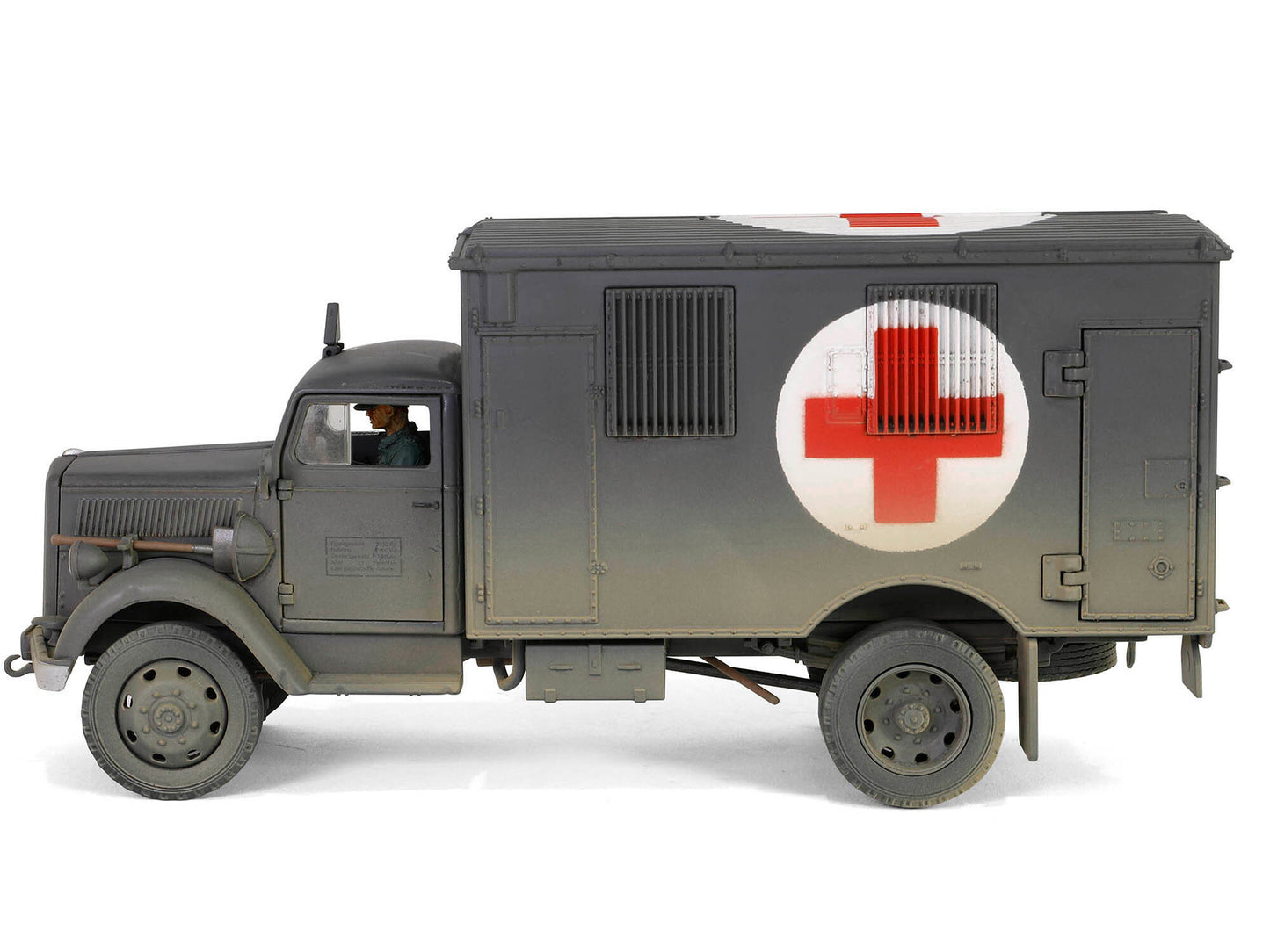 Opel-Blitz Kfz.305 Ambulance Gray (Weathered) "German Army" - Premium Military Models from Forces Of Valor - Just $136.79! Shop now at Rapidvehicles