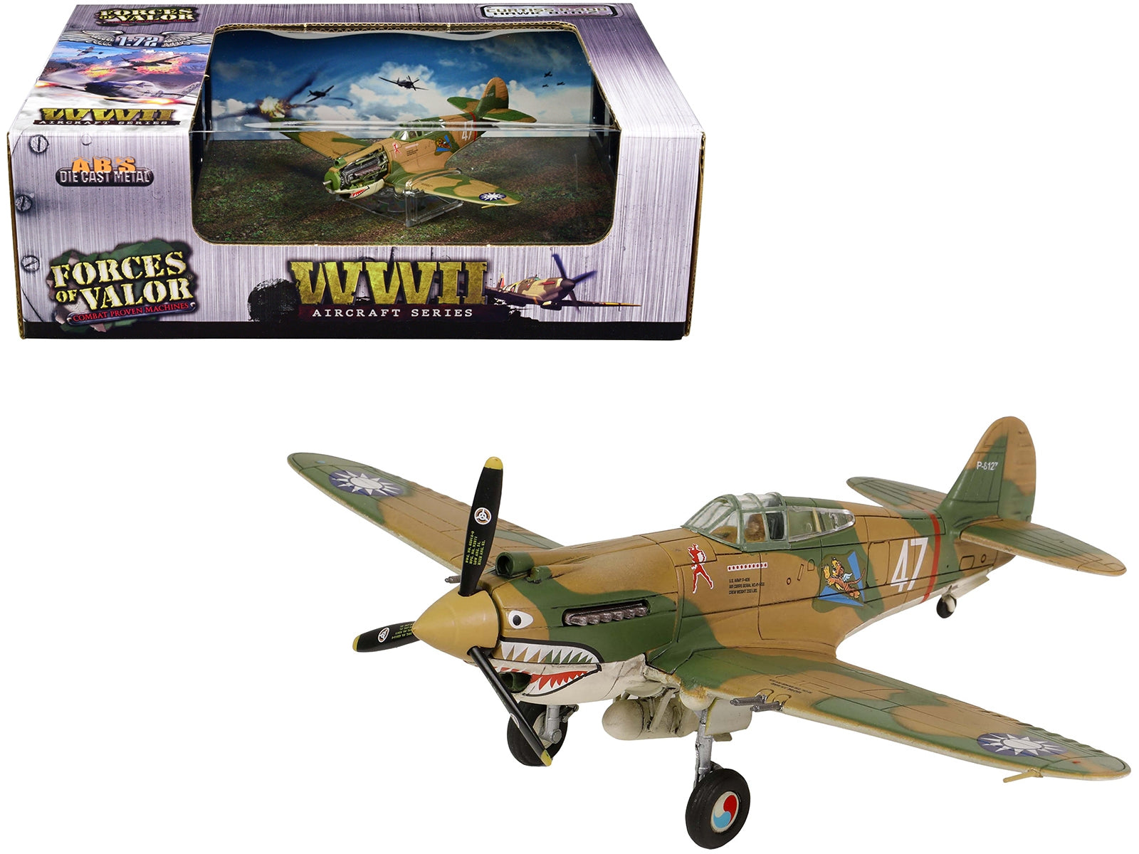 Curtiss P-40B HAWK 81A-2 Aircraft Fighter "3rd Pursuit Squadron American Volunteer Group P-8127 Serial : 47 China" (June 1942) "WW2 Aircrafts Series" 1/72 Diecast Model by Forces of Valor - Premium Curtiss from Forces Of Valor - Just $94.99! Shop now at Rapidvehicles