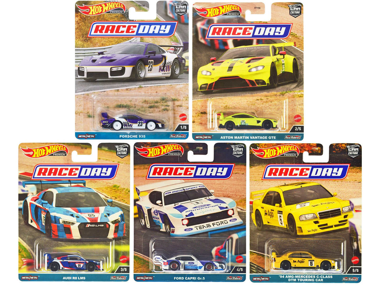 "Race Day" 5 piece Set "Car Culture" Series Diecast Model Cars by - Premium Other from Hotwheels - Just $70.99! Shop now at Rapidvehicles