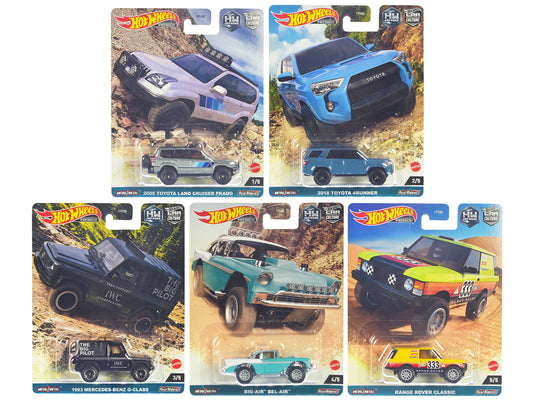 "HW Off Road" 5 piece Set "Car Culture" Series Diecast Model Cars by Hot Wheels - Use code SHOPAPP15 to get 15 percent off