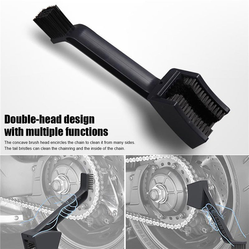 Bike Chain Cleaner Washer Dual Heads Brush Crankset Sprockets - Premium Car Wash Tools from Rapidvehicles - Just $22.99! Shop now at Rapidvehicles