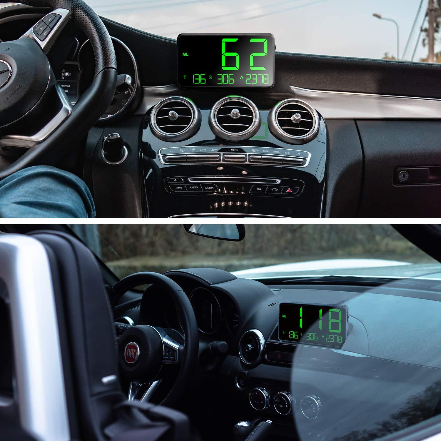 C80 Car Hud Head Up Display Universal Digital Gps Speedometer over Speed Alarm for Vehicle Motorcycles - Premium Other Car Electronics from Rapidvehicles - Just $44.42! Shop now at Rapidvehicles