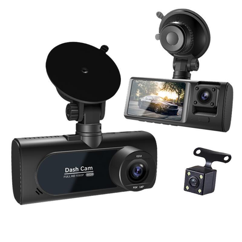 3 Channel Dash Cam Camera, Front Inside and Rear Camera WiFi Camcorder Camera 1080P HD Loop V20 WIFI front+inside - Premium Car DVR from Rapidvehicles - Just $54.36! Shop now at Rapidvehicles