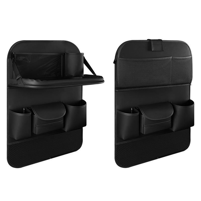 Car Back Seat Organizer With Foldable Table Tray, Adjustable - Premium Car Organizers from Rapidvehicles - Just $63.89! Shop now at Rapidvehicles