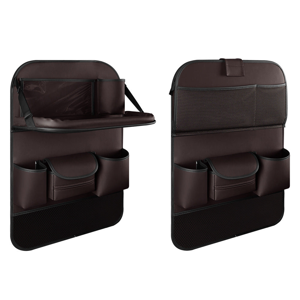 Car Back Seat Organizer With Foldable Table Tray, Adjustable - Premium Car Organizers from Rapidvehicles - Just $70.99! Shop now at Rapidvehicles