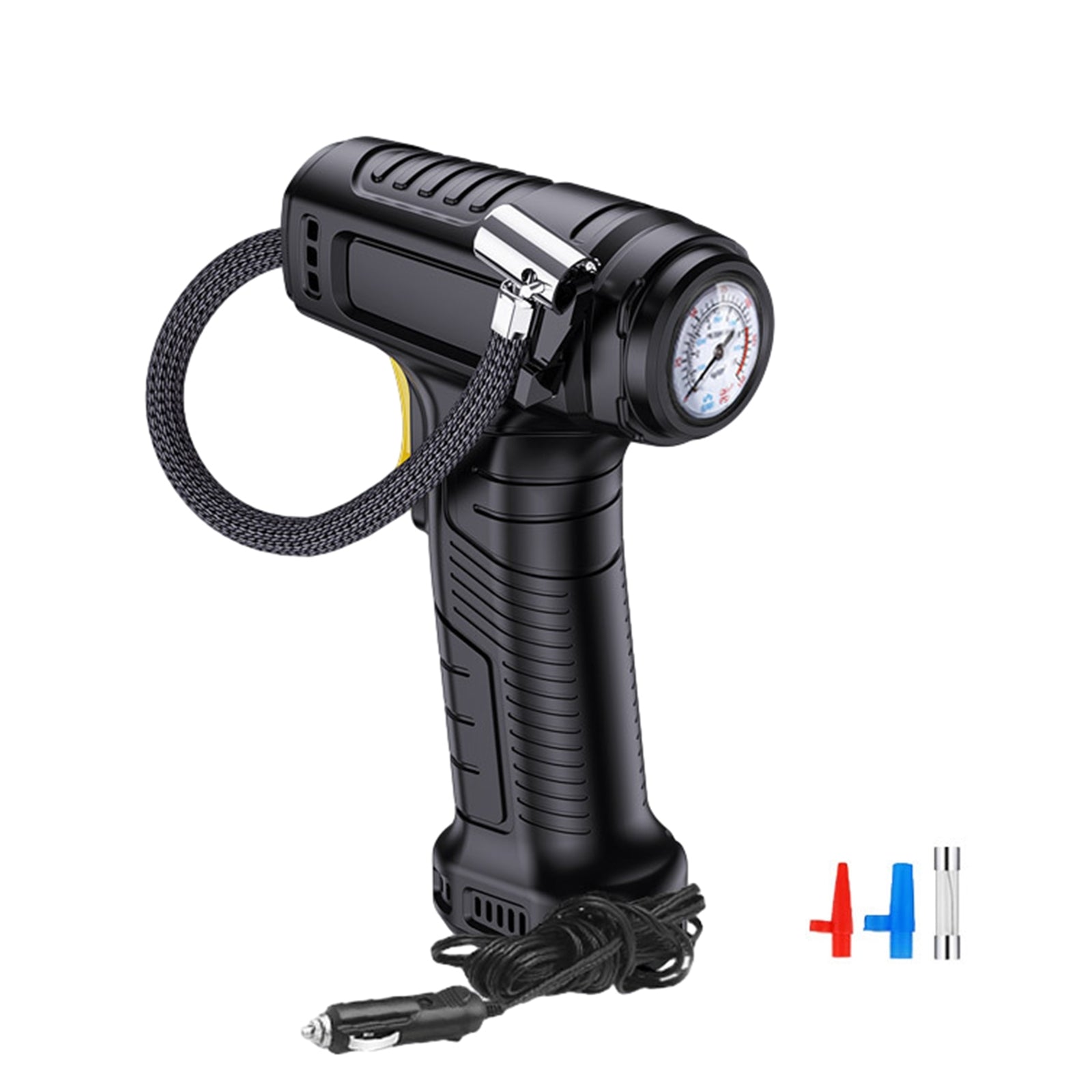 Tire Inflator Portable Air Compressor Automatic Rechargeable 11.1V Battery Powered with 1.64 Ft Inflation Line pointer model - Premium Other Car Tools from Rapidvehicles - Just $33.16! Shop now at Rapidvehicles