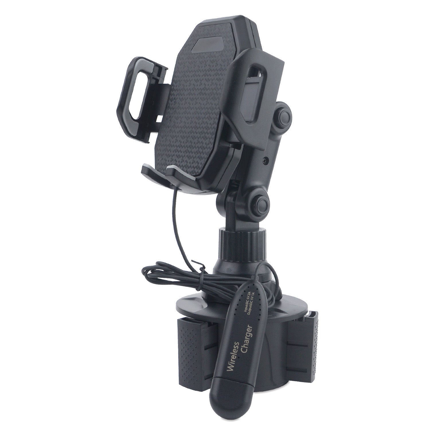 Car Mobile Phone Holder Wireless Charging Water Cup Holder Phone Mount Stand 360-degree Rotated Bracket 5W - Premium Car Mounts & Holders from Rapidvehicles - Just $31.99! Shop now at Rapidvehicles