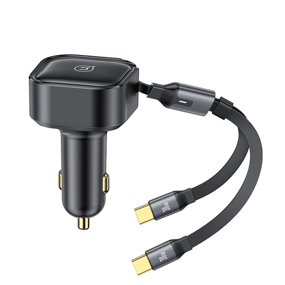 C41 Fast Charge Retractable Car Charger 30W Dual USB C Phone - Premium Car Chargers from Rapidvehicles - Just $50.99! Shop now at Rapidvehicles