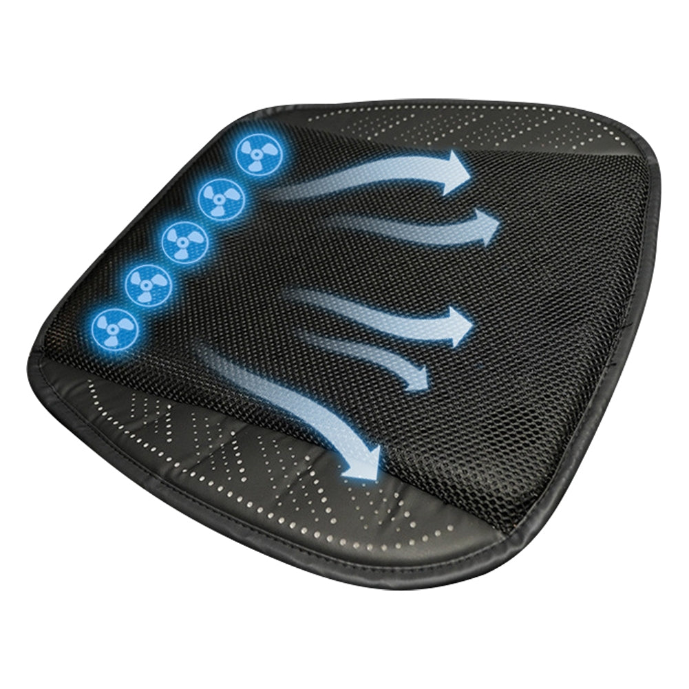 Ventilated Seat Cushion With USB Port 3-Speed Adjustable - Premium Car Seat Cushion from Rapidvehicles - Just $53.99! Shop now at Rapidvehicles