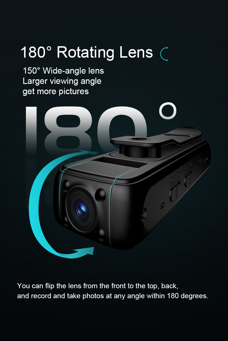 Mini Body Camera Video Recorder HD 2K WiFi Portable Wearable - Premium Car DVR from Rapidvehicles - Just $57.99! Shop now at Rapidvehicles