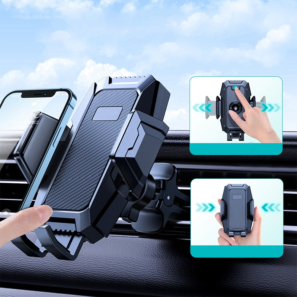 Car Mobile Phone Holder Air Vent Car Phone Mount Holder Mobile Phone Gravity Stand Cradle Universal Car Phone Holder Protection Phone Mount Vehicle Air Vent Gravity Bracket black dashboard - Premium Car Mounts & Holders from Rapidvehicles - Just $25.99! Shop now at Rapidvehicles