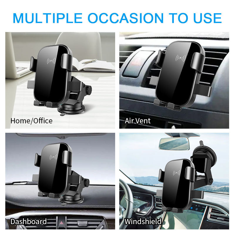 Wireless Car Charger 15W Fast Charging Auto-Clamping Car Charger - Premium Car Mounts & Holders from Rapidvehicles - Just $35.09! Shop now at Rapidvehicles