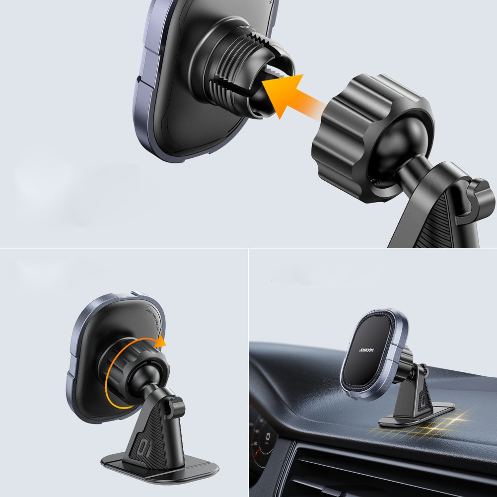 Universal Air Vent Car Mount 360 Degree Rotation Magnetic Cell Phone Holder Shockproof Cell Phone Holder Vehicle Air Vent Car Phone Mount Cell Phone Car Mount Accessories Dashboard model [gray] - Premium Car Mounts & Holders from Rapidvehicles - Just $26.99! Shop now at Rapidvehicles