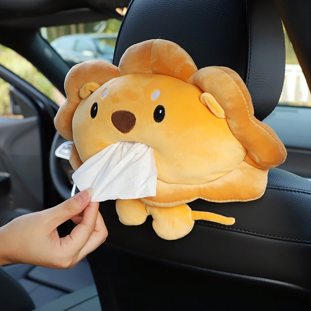 Car Tissue Holder Cute Cartoon Animals Plush Tissue Bag Plush - Premium Car Organizers from Rapidvehicles - Just $26.09! Shop now at Rapidvehicles