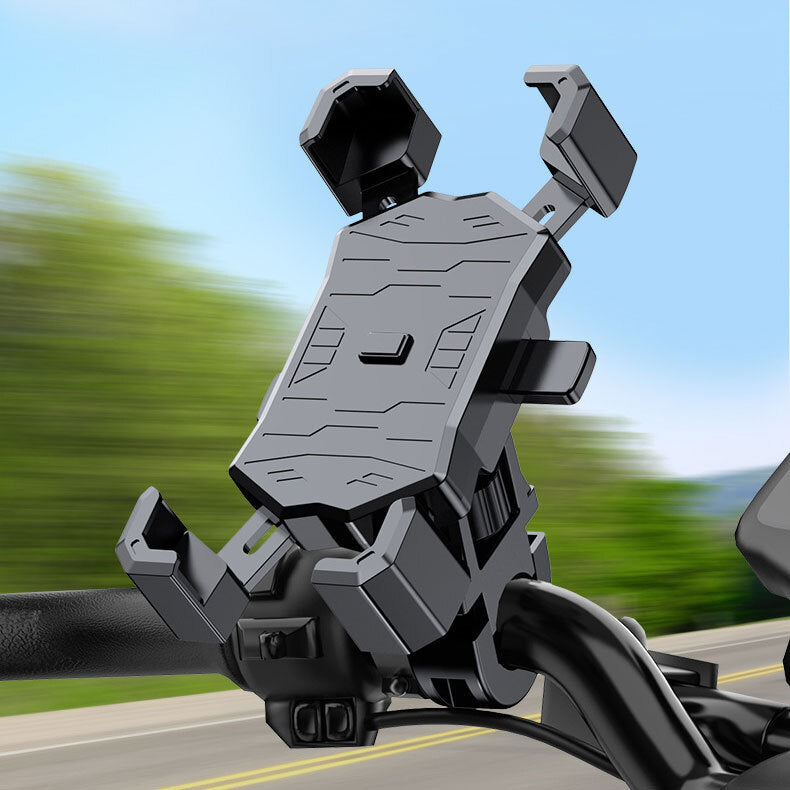 Bike Phone Holder Motorcycle Phone Mount Clip Cell Phone Clamp - Premium Car Mounts & Holders from Rapidvehicles - Just $22.99! Shop now at Rapidvehicles