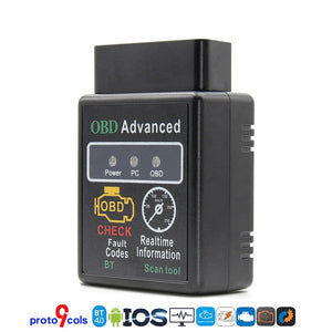 Mini Obd2 Bluetooth-compatible 4.0 Car Scanner Elm Diagnostic Tools Compatible For Android Ios Symbian Windows as picture show - Premium OBD & Diagnostic Tools from Rapidvehicles - Just $15.99! Shop now at Rapidvehicles