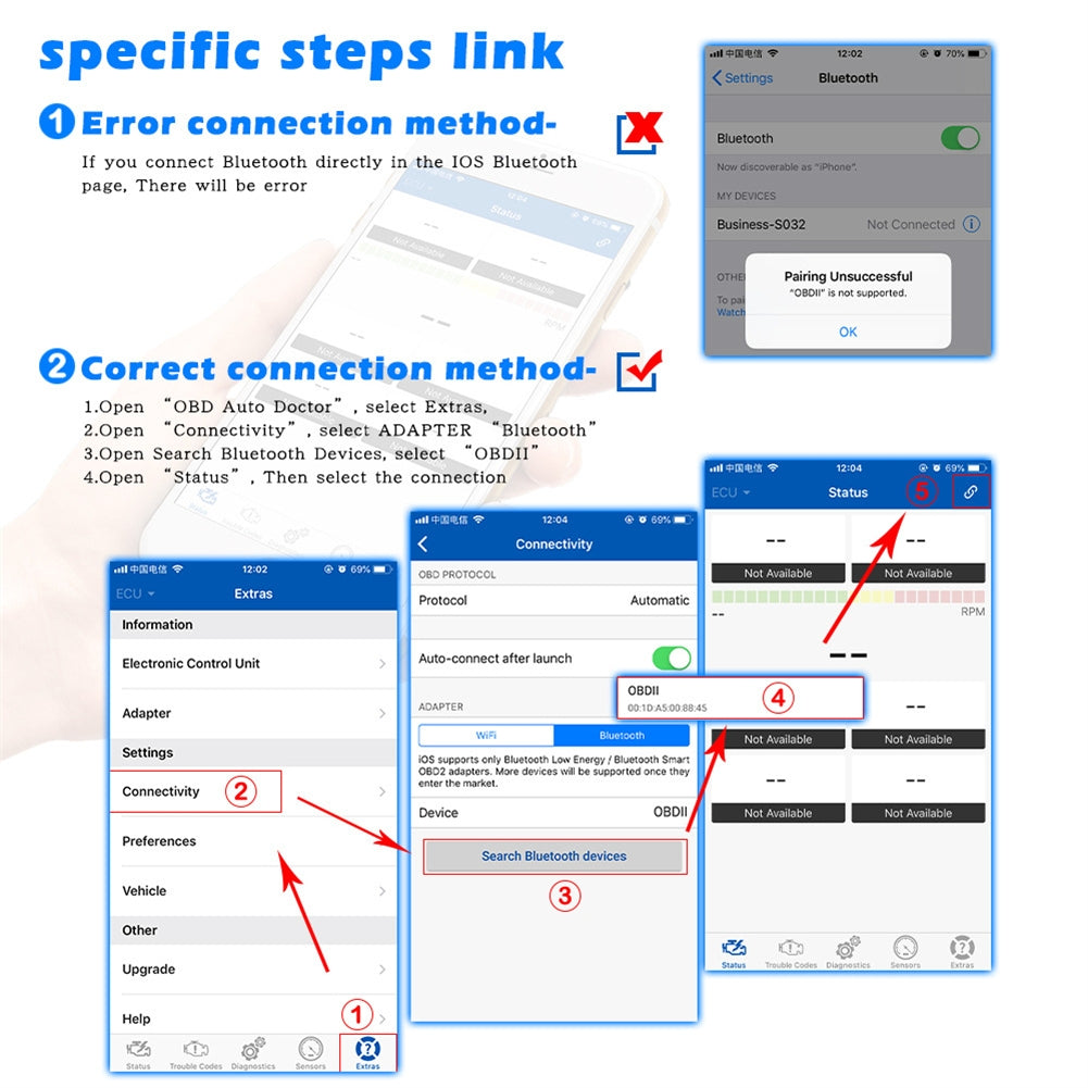 Mini Obd2 Bluetooth-compatible 4.0 Car Scanner Elm Diagnostic Tools Compatible For Android Ios Symbian Windows as picture show - Premium OBD & Diagnostic Tools from Rapidvehicles - Just $15.99! Shop now at Rapidvehicles