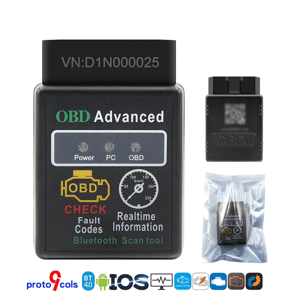 Mini Obd2 Bluetooth-compatible 4.0 Car Scanner Elm Diagnostic Tools Compatible For Android Ios Symbian Windows as picture show - Premium OBD & Diagnostic Tools from Rapidvehicles - Just $15.99! Shop now at Rapidvehicles