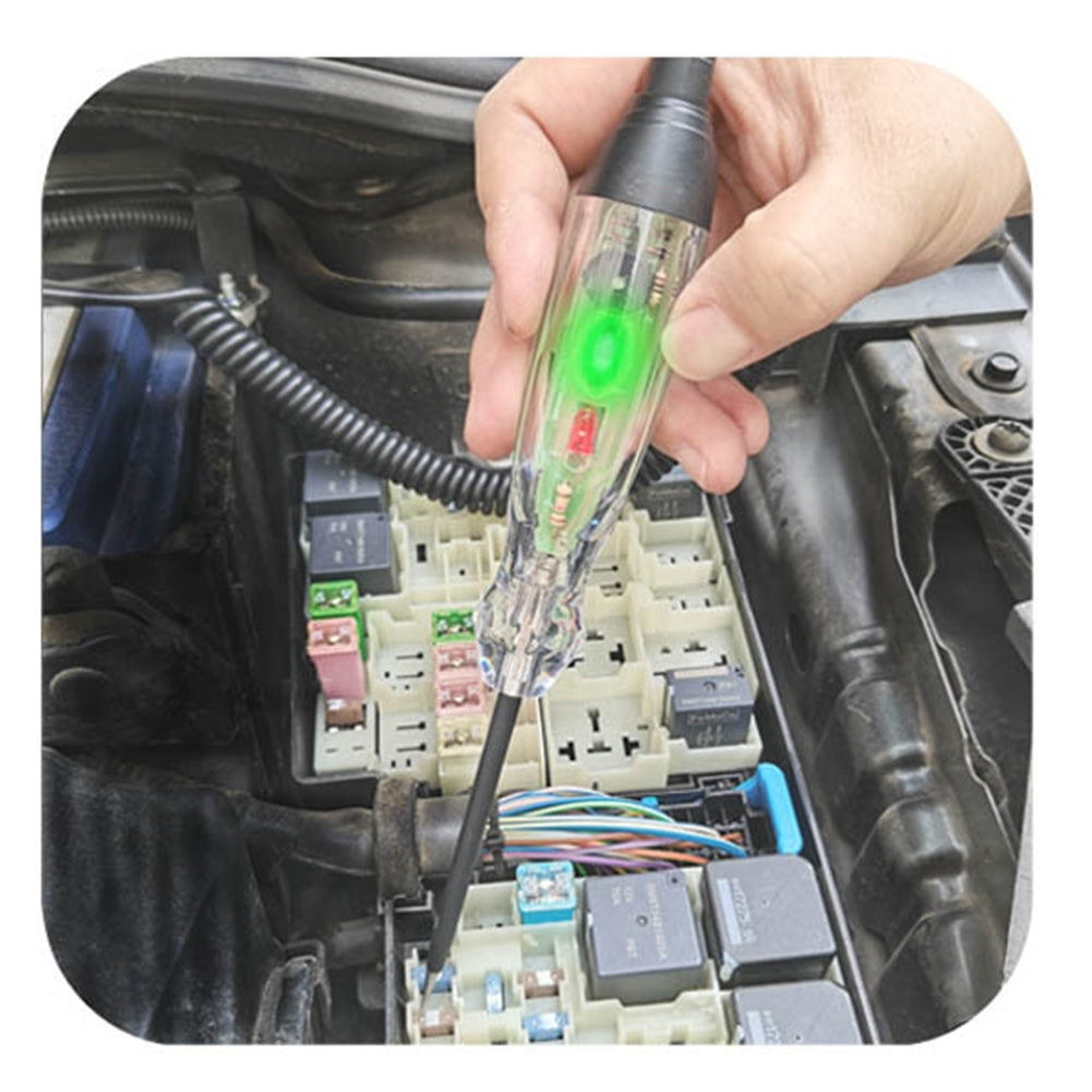 Car Led Circuit Tester Sound Light Alarm Measuring Pen Double Led Indication Light Fault Maintenance Detector 6-24v black - Premium OBD & Diagnostic Tools from Rapidvehicles - Just $32.99! Shop now at Rapidvehicles