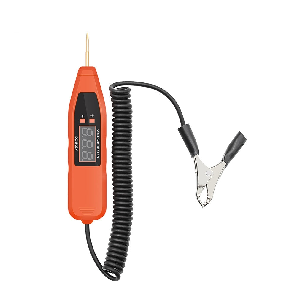 5-32v Car Voltage Circuit Test Pen Digital Power Probe Pencil Diagnostic Tool For Cars Trucks Boats Trailers (black/orange random) - Premium OBD & Diagnostic Tools from Rapidvehicles - Just $21.99! Shop now at Rapidvehicles