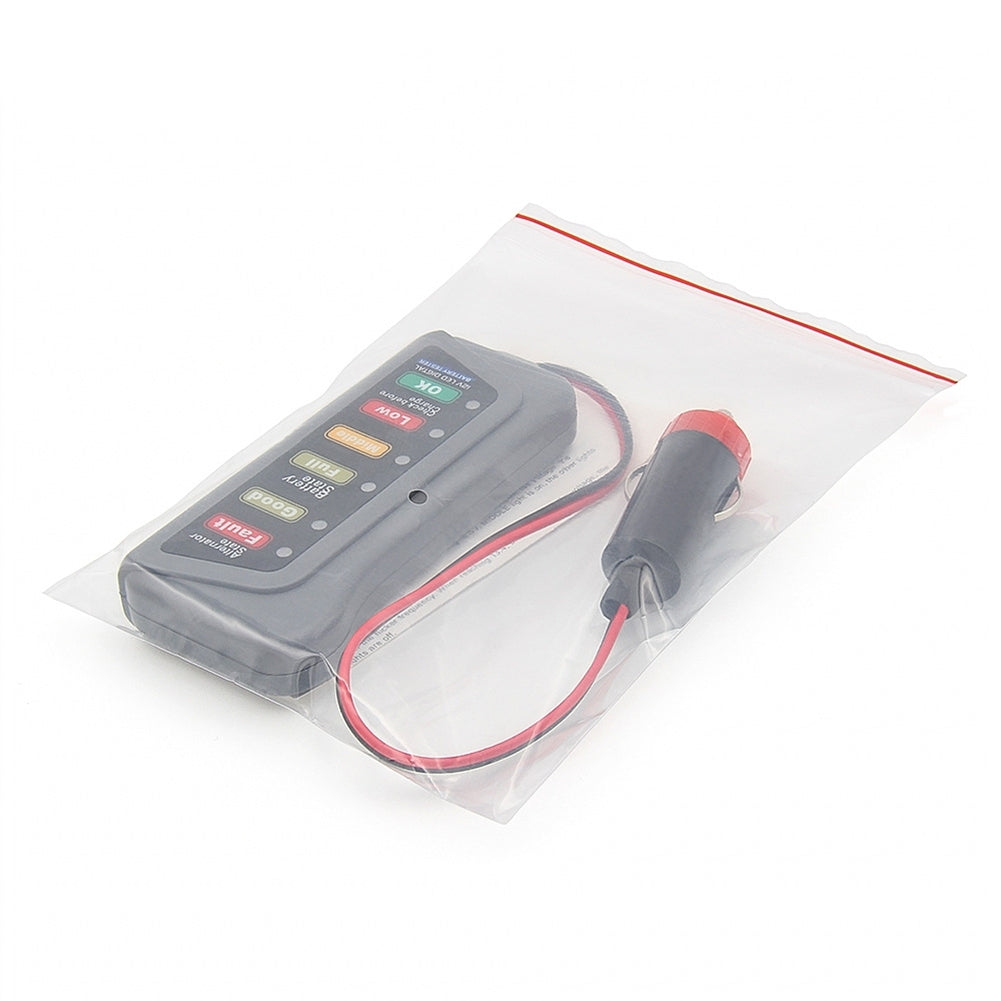 Car Cigarette Lighter Battery Tester 6 Led Lights Display - Premium OBD & Diagnostic Tools from Rapidvehicles - Just $17.99! Shop now at Rapidvehicles