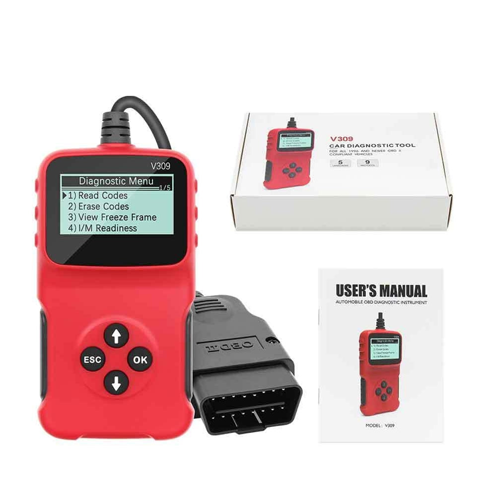 V309 Car Obd Scanner Multi-language Code Reader Fault Code Clear Car Diagnostic Scanner Auto Tool Vc309 Vc300 V300 - Premium OBD & Diagnostic Tools from Rapidvehicles - Just $39.99! Shop now at Rapidvehicles