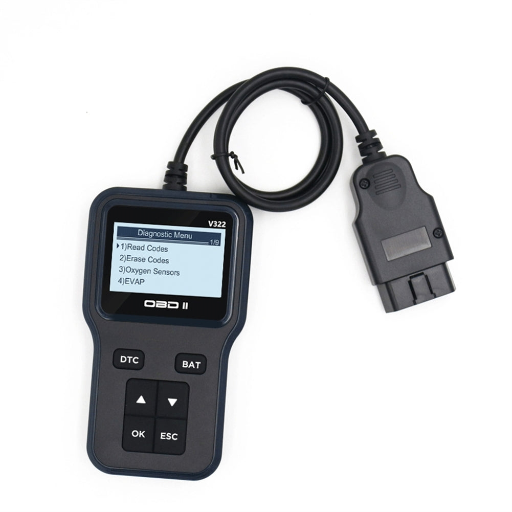 V322 Code Reader Lcd Display Obd Handheld Multilingual Fault Detector Car Diagnostic Tools - Premium OBD & Diagnostic Tools from Rapidvehicles - Just $48.99! Shop now at Rapidvehicles