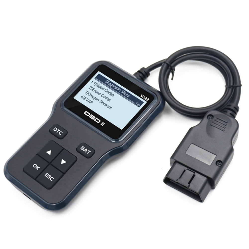 V322 Code Reader Lcd Display Obd Handheld Multilingual Fault Detector Car Diagnostic Tools - Premium OBD & Diagnostic Tools from Rapidvehicles - Just $48.99! Shop now at Rapidvehicles