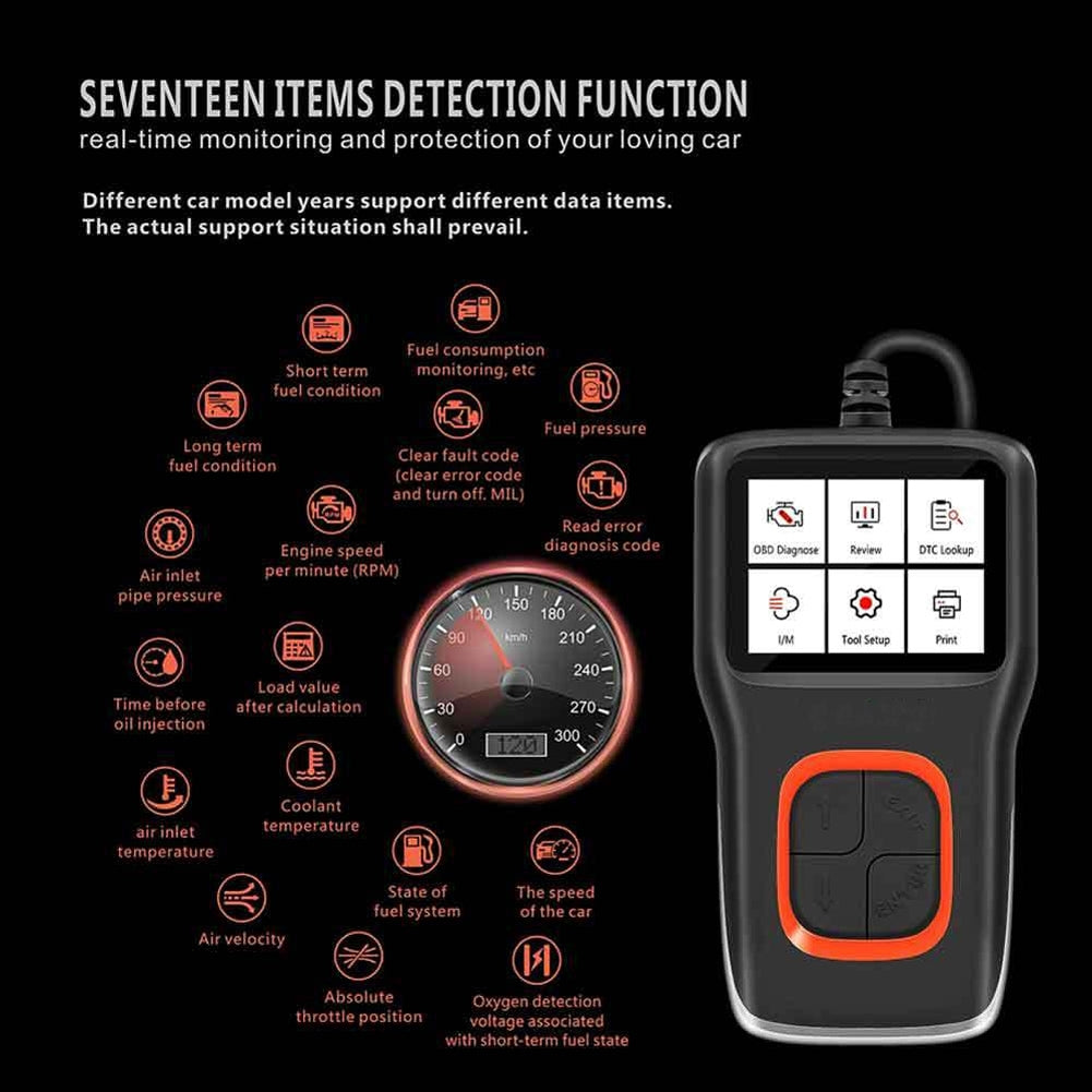 Viecar Vp101 Code Reader Automobile Fault Detector Erase Error Codes Car Diagnostic Tool - Premium OBD & Diagnostic Tools from Rapidvehicles - Just $79.99! Shop now at Rapidvehicles