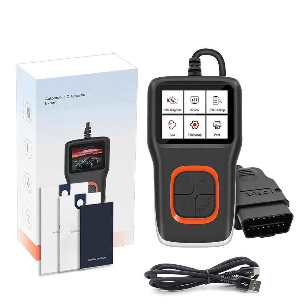 Viecar Vp101 Code Reader Automobile Fault Detector Erase Error Codes Car Diagnostic Tool - Premium OBD & Diagnostic Tools from Rapidvehicles - Just $79.99! Shop now at Rapidvehicles