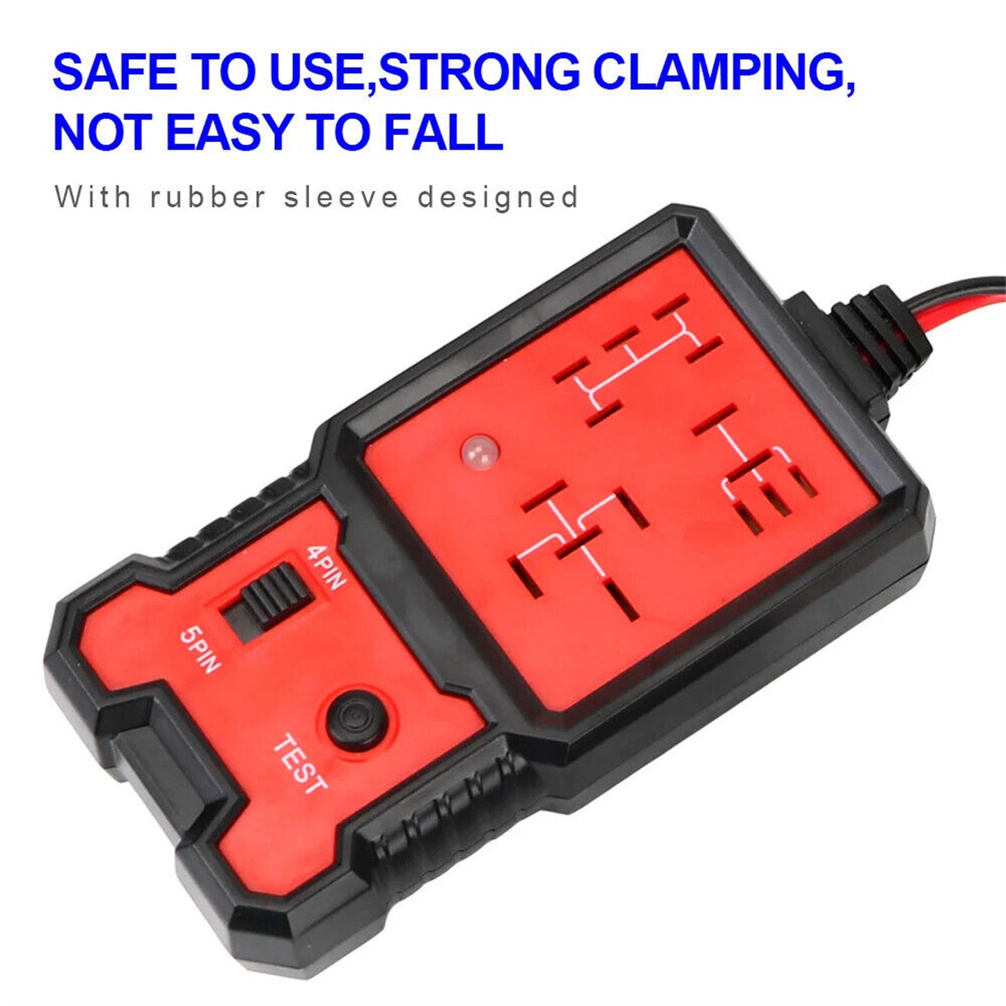 Automotive Relay Tester Car Battery Tester With Clips LED Light - Premium OBD & Diagnostic Tools from Rapidvehicles - Just $34.99! Shop now at Rapidvehicles