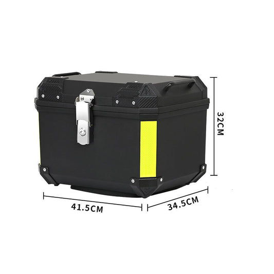 Motorcycle Top Box Lockable Helmet Luggage Storage Rear Tour Box - Premium Motorcycle Accessories from Rapidvehicles - Just $172.99! Shop now at Rapidvehicles