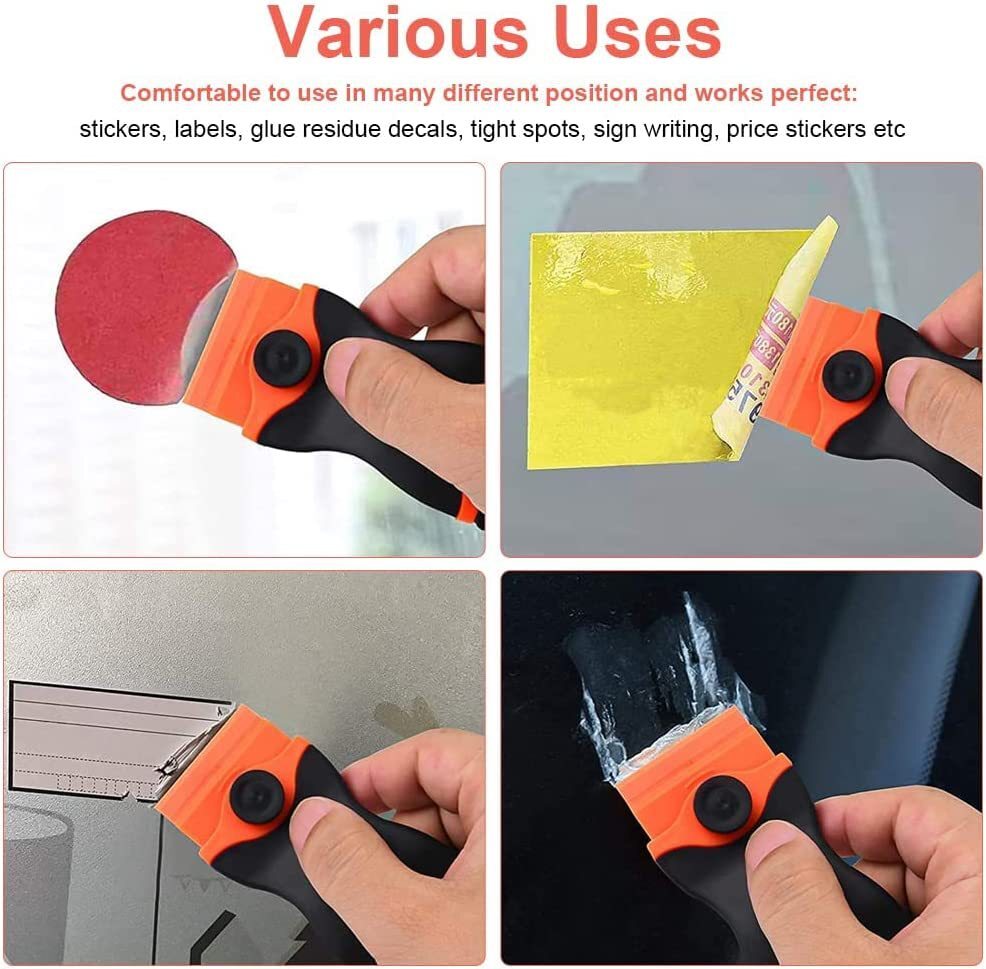 24Pcs Auto Vinyl Wrap Window Tint Tools Felt Squeegee Hard - Premium Maintenance Tools from Rapidvehicles - Just $33.99! Shop now at Rapidvehicles