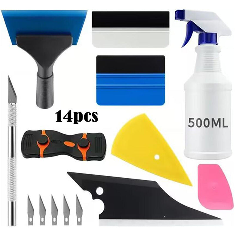 14Pcs Car Window Tint Application Tools Film Squeegee Spray Bottle Professional Vehicle Vinyl Wrap Installation Kit 14-piece car scraper set*- - Premium Maintenance Tools from Rapidvehicles - Just $28.99! Shop now at Rapidvehicles