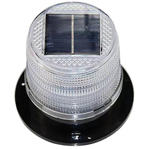 LED Solar Strobe Warning Light LED Solar Lights Traffic Flashing Solar Light Strong Magnetic Base Road Construction Signs Flash Traffic Lights Plastic Flashing Safety Sign Lamp Red and blue (white shell) - Premium Car LED Lights from Rapidvehicles - Just $27.41! Shop now at Rapidvehicles