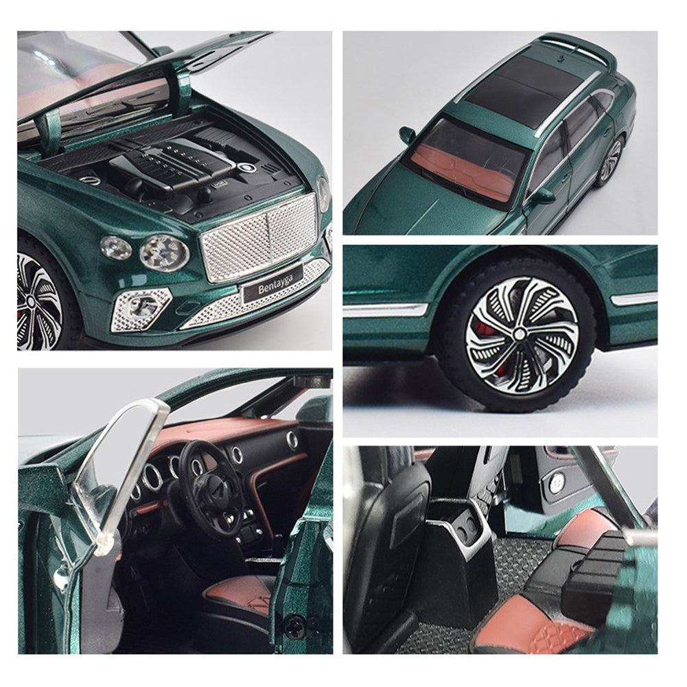 1:24 Alloy Car Model Compatible for Bentley Bentayga Simulation Pull Back Car Ornaments Purple - Premium Classic Toys from Rapidvehicles - Just $41.99! Shop now at Rapidvehicles