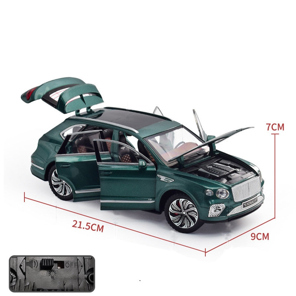 1:24 Alloy Car Model Compatible for Bentley Bentayga Simulation Pull Back Car Ornaments Purple - Premium Classic Toys from Rapidvehicles - Just $41.99! Shop now at Rapidvehicles