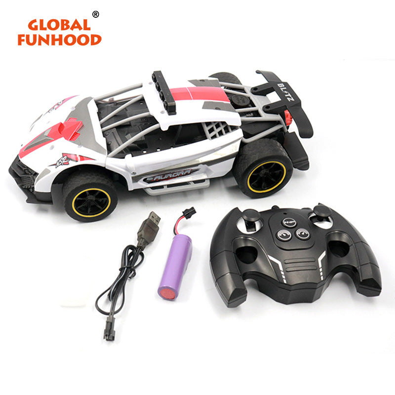 1:12 2.4g Remote Control Car 6-channel High-speed Spray with Light Sound Effect for Children Toys for Ferrari Yellow - Premium RC Cars from Rapidvehicles - Just $55.99! Shop now at Rapidvehicles