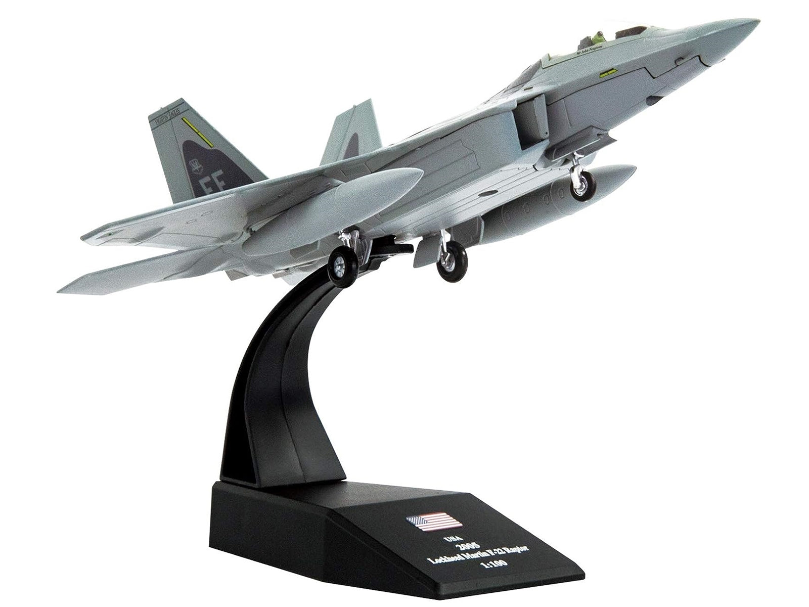 Lockheed Martin F-22A Raptor Stealth Aircraft "27th Figher Squadron 1st Operations Group Langley AFB" (2005) United States Air Force 1/100 Diecast Model Airplane - Premium Military Models from Other - Just $67.99! Shop now at Rapidvehicles