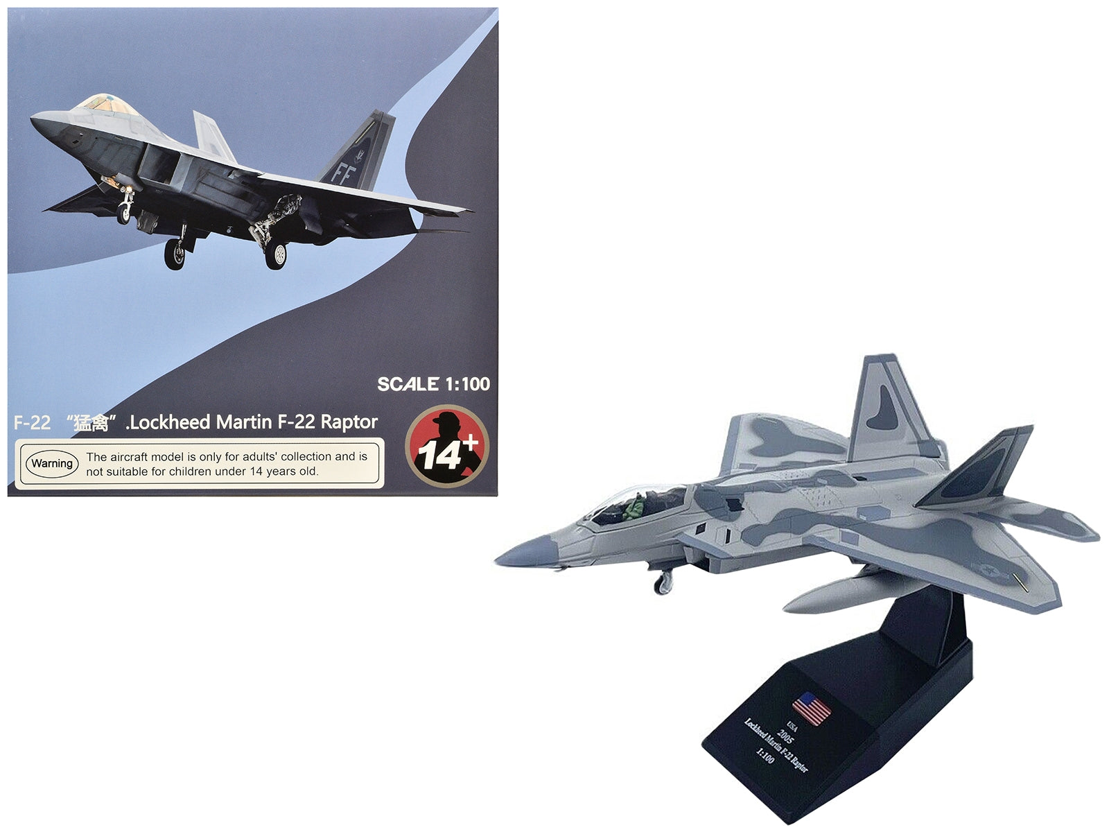 Lockheed Martin F-22A Raptor Stealth Aircraft "27th Figher Squadron 1st Operations Group Langley AFB" (2005) United States Air Force 1/100 Diecast Model Airplane - Premium Military Models from Other - Just $67.99! Shop now at Rapidvehicles