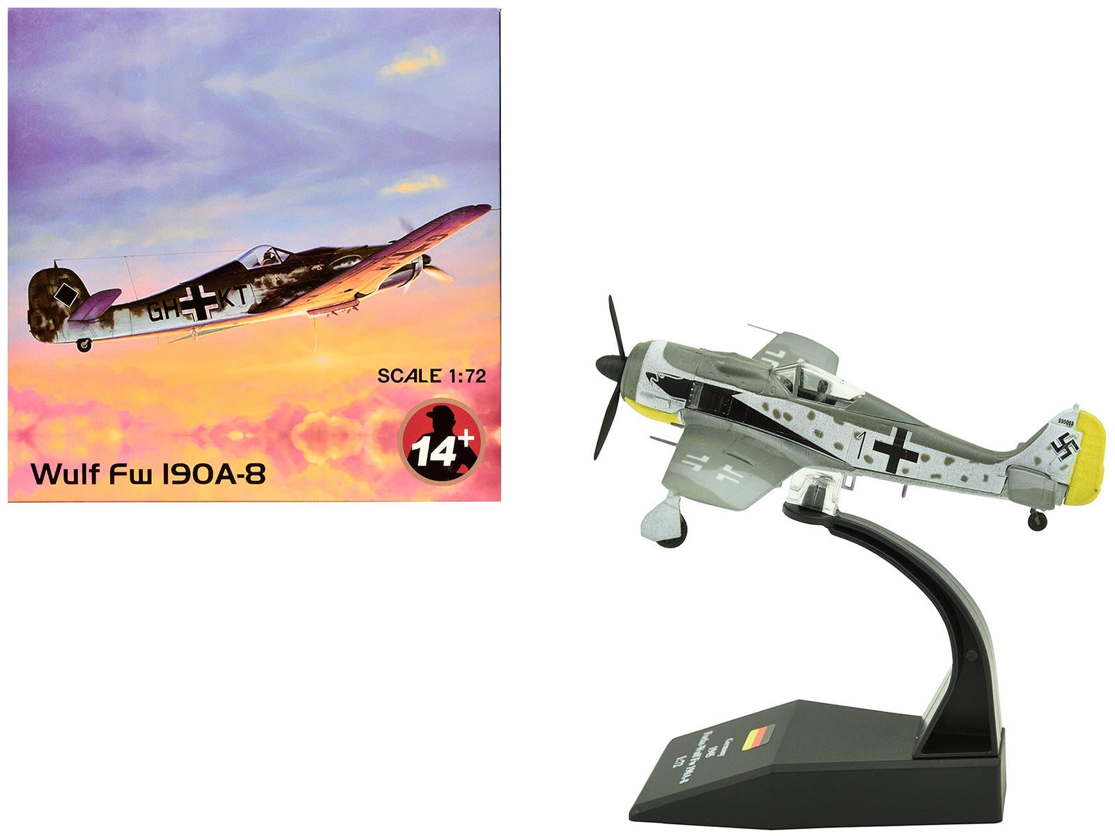 Focke-Wulf Fw 190A-8 Fighter Aircraft "98-Victory Ace Staffelkapitaen Horst Hannig I./JG 2 Triqueville France" (1943) German Luftwaffe 1/72 Diecast Model Airplane - Premium Military Models from Other - Just $58.99! Shop now at Rapidvehicles