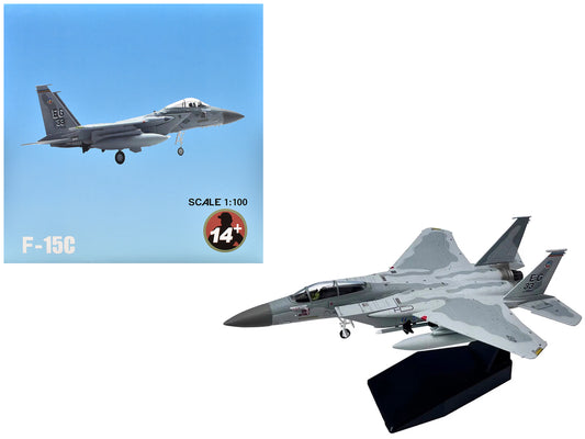 McDonnell Douglas F-15C Eagle Aircraft "MiG Killer Gulf Spirit 58th Tactical Fighter Squadron 33rd Tactical Fighter Wing Desert Storm" (1991) United States Air Force 1/100 Diecast Model Airplane free shipping USA